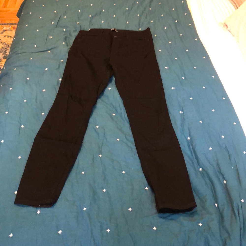 Gap stretch black denim high waisted pant